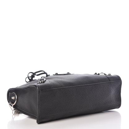 Balenciaga Vibrato Calfskin Classic Silver Hardware S City Black 5 of 14