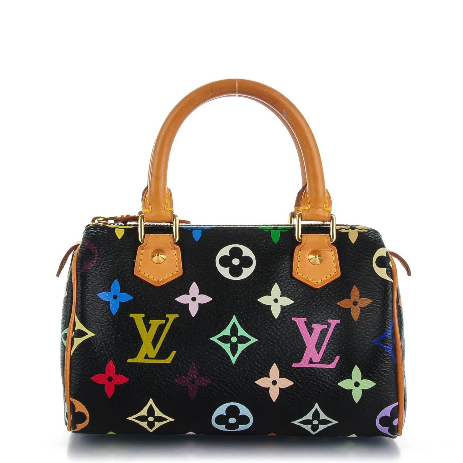 Louis Vuitton Monogram Multicolor Mini Sac HL Speedy Black 1 of 7