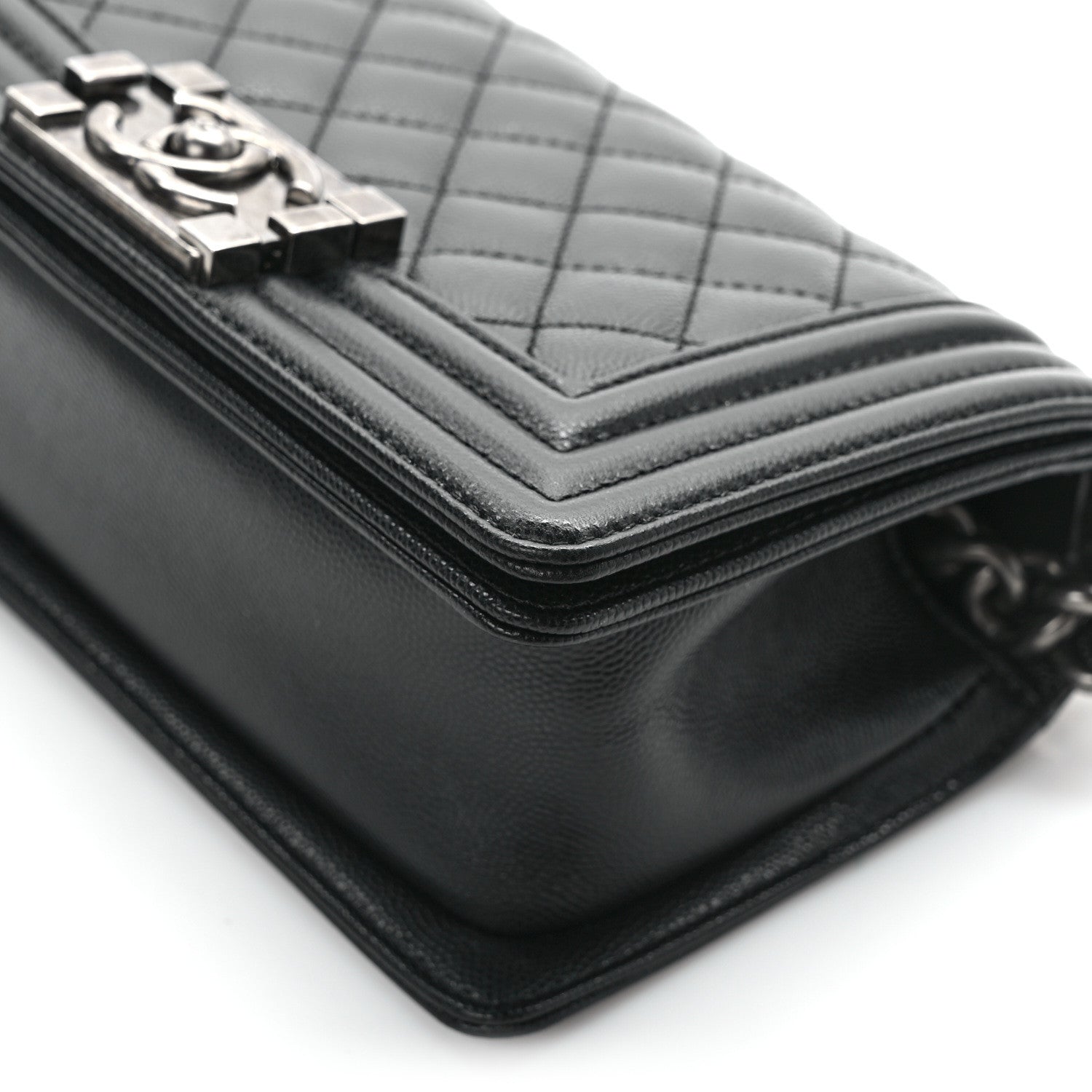 Chanel Caviar Quilted Small Boy Flap Black 12 of 12
