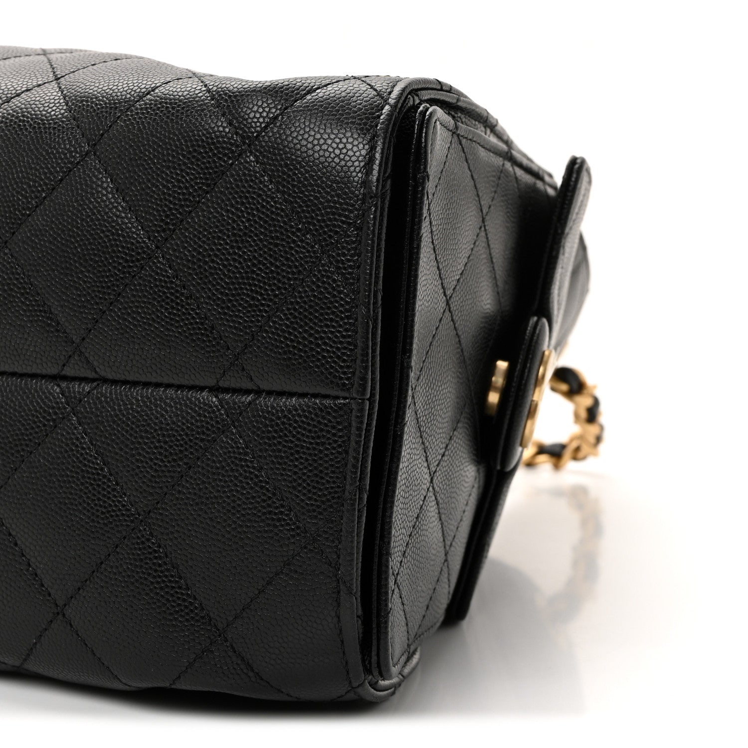 Chanel Caviar Quilted Small Chanel 25 Handbag Black 10 of 10