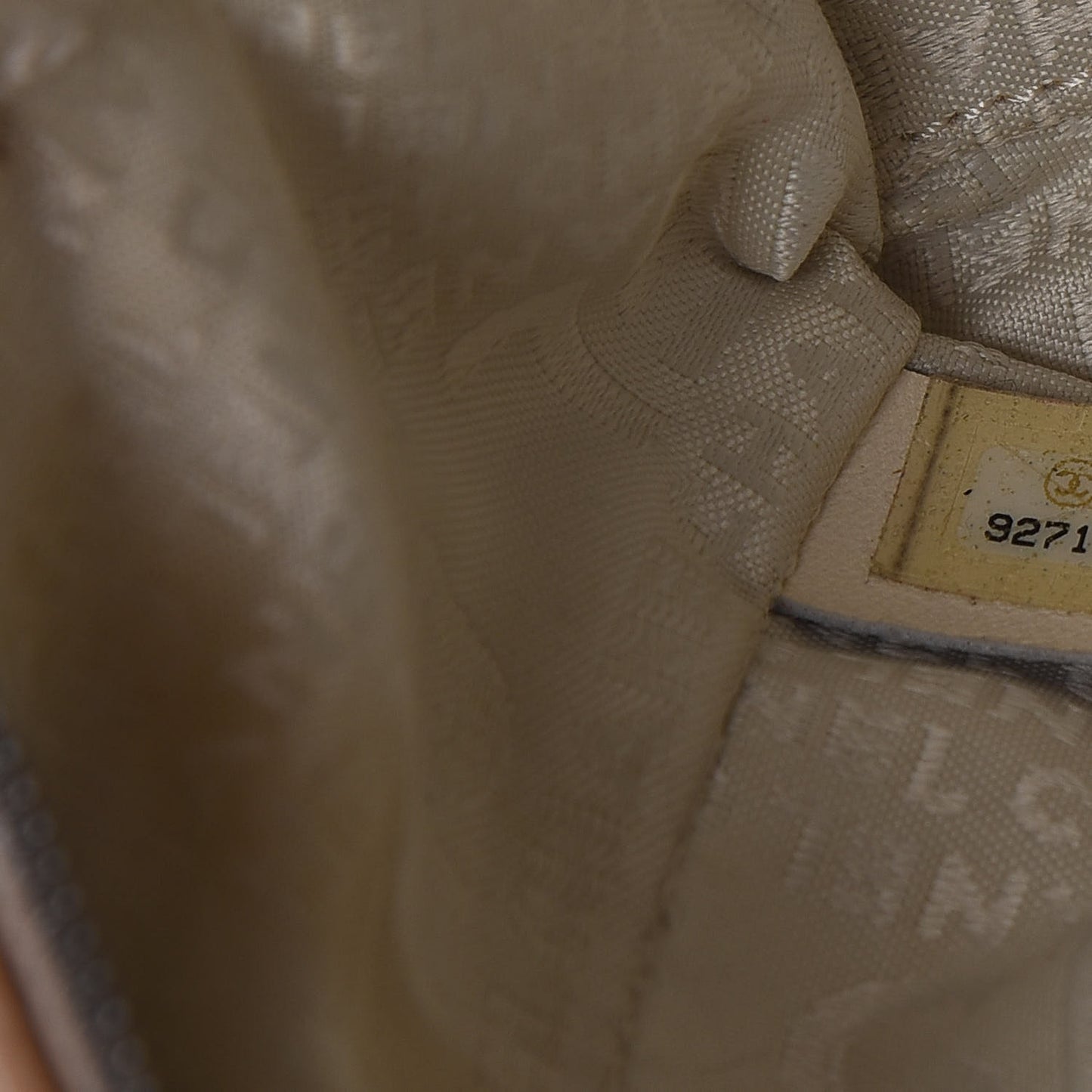 Caviar Square Stitched Tote Beige