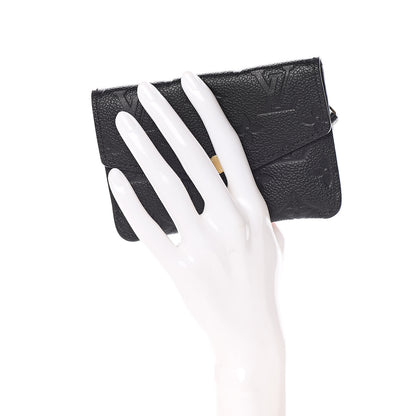 Louis Vuitton Empreinte Key Pouch Black 2 of 7