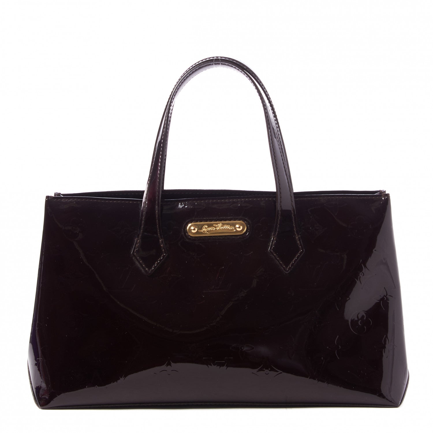 Louis Vuitton Vernis Wilshire PM Amarante 1 of 8