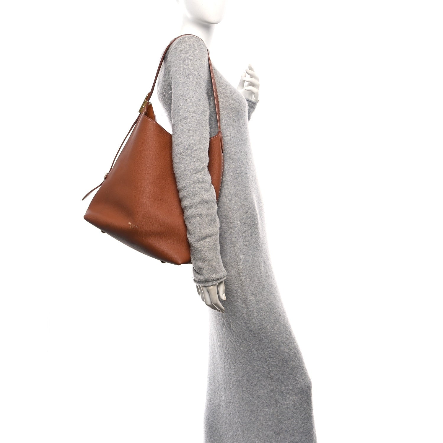Louis Vuitton Grained Calfskin Low Key Hobo MM Cognac 2 of 10