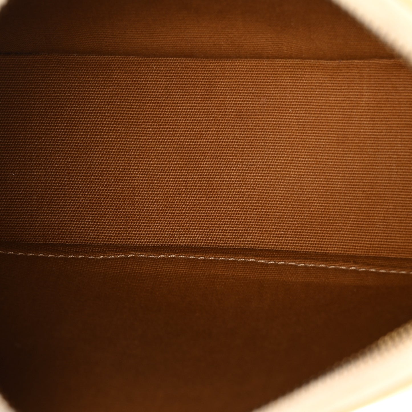 Canvas Calfskin Ava Triomphe Shoulder Bag Grege
