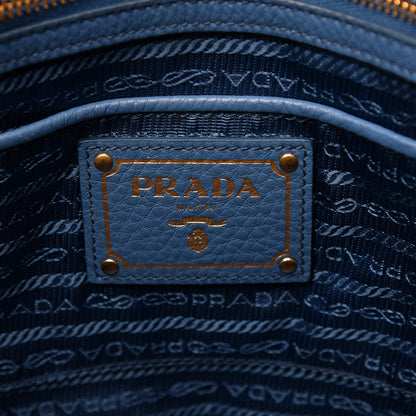 Prada Vitello Daino Tote Cobalto 8 of 10