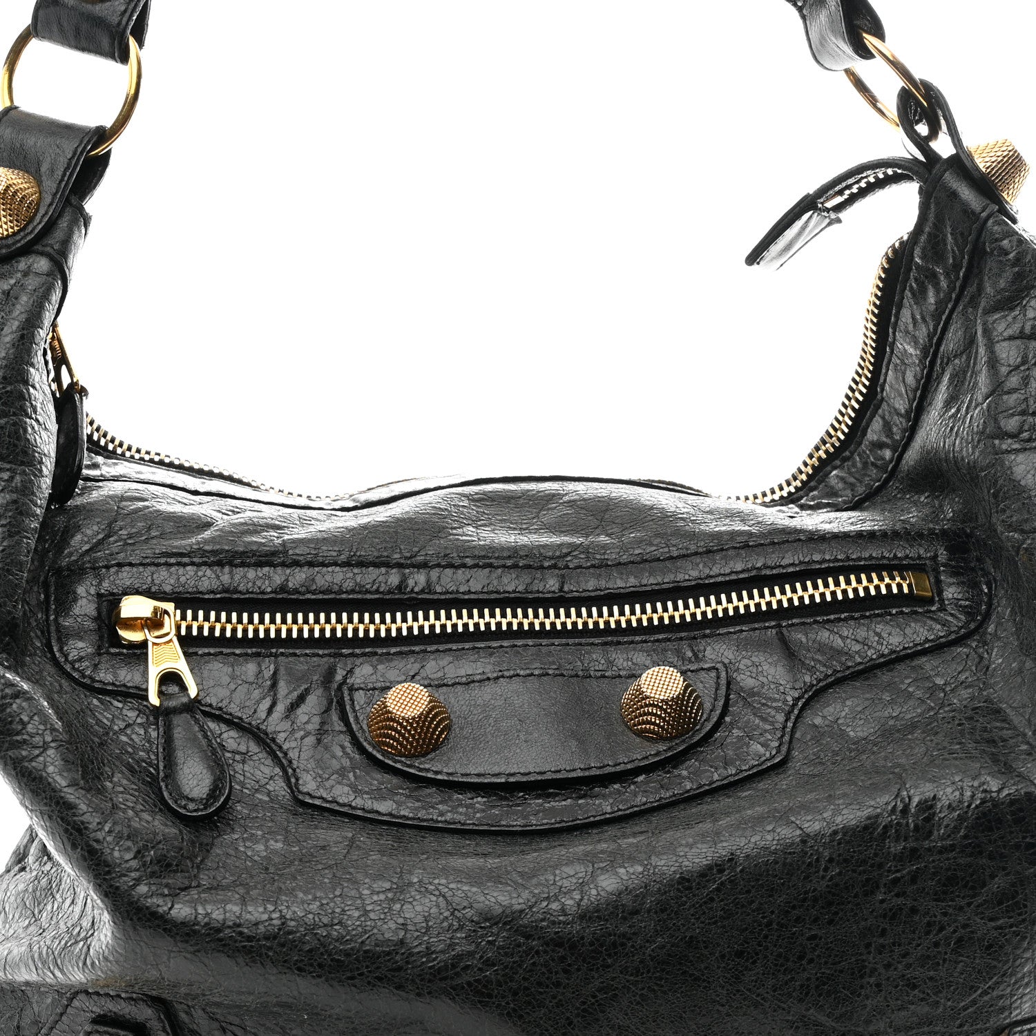 Balenciaga Agneau Giant 21 Gold Hardware Day Hobo  Black 7 of 9