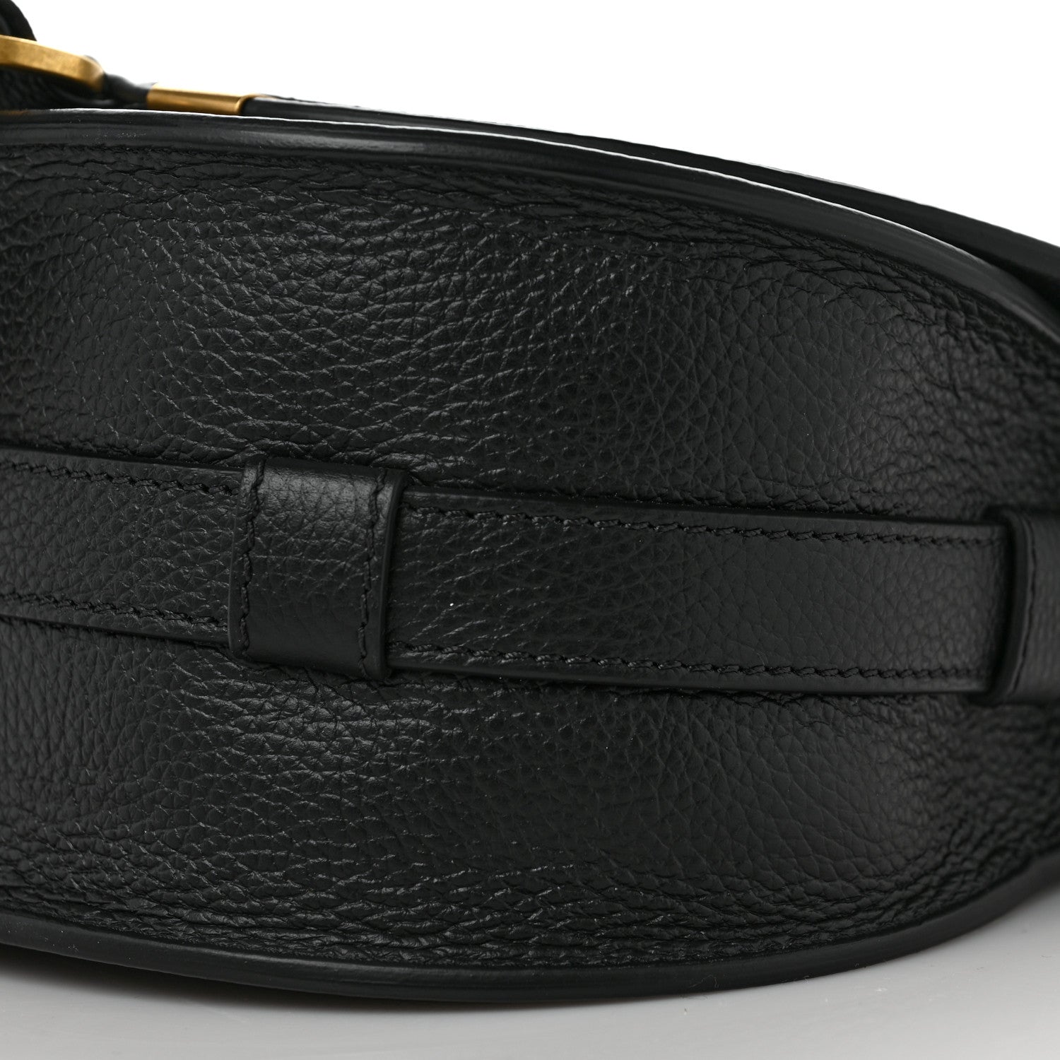 Chloe Calfskin Mini Marcie Round Crossbody Bag Black 9 of 9