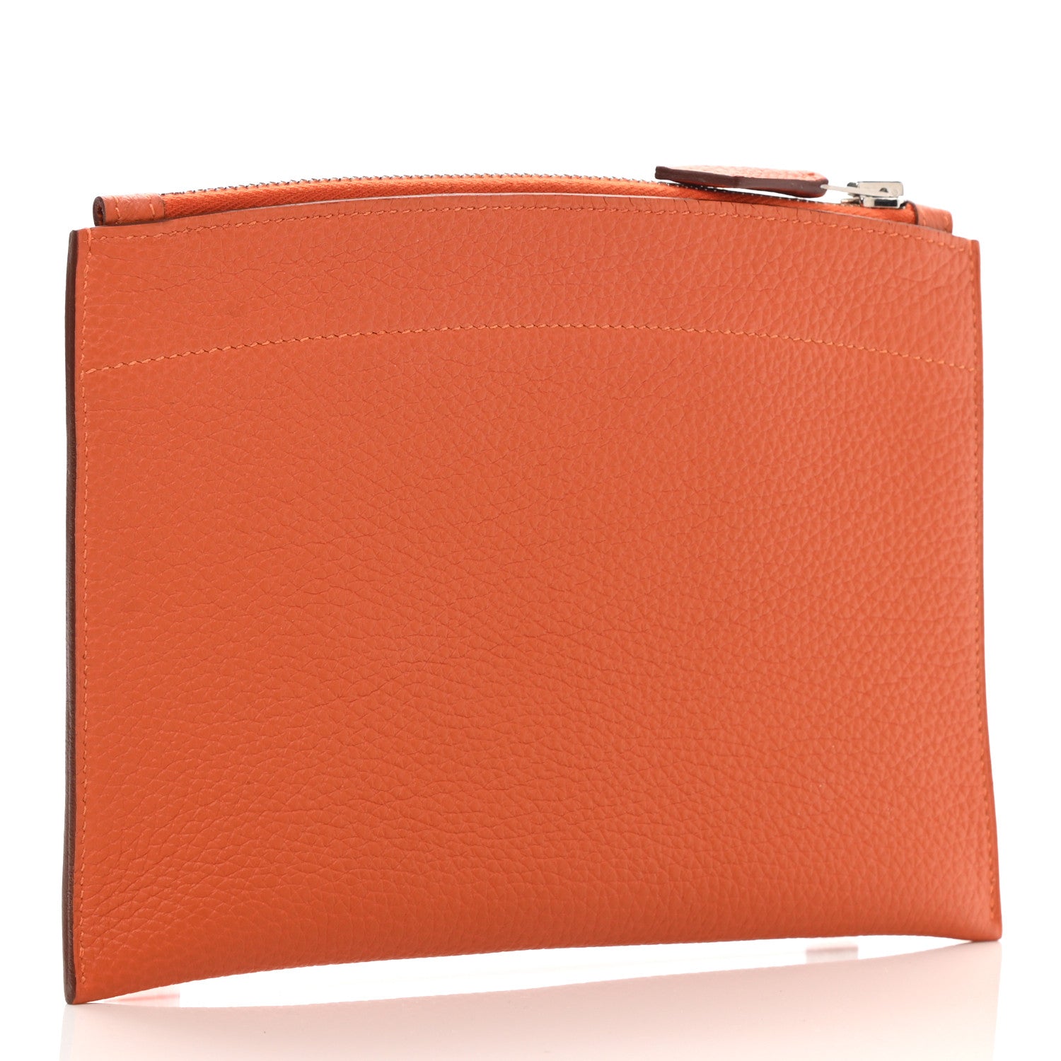 Hermes Togo Mini Bazar Pouch Orange Poppy 3 of 8