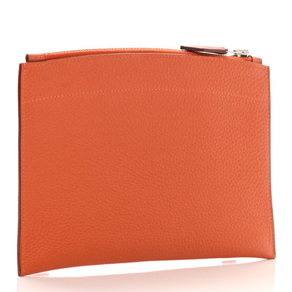 Hermes Togo Mini Bazar Pouch Orange Poppy 3 of 8