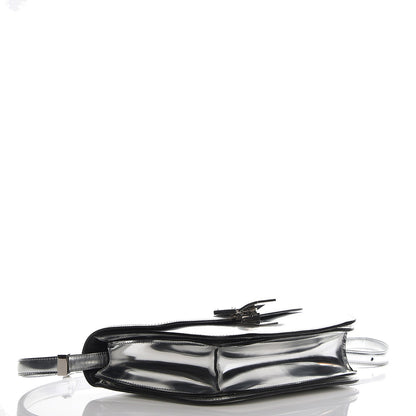 Celine Mirror Box Calfskin Medium Classic Box Flap Bag Silver 5 of 11