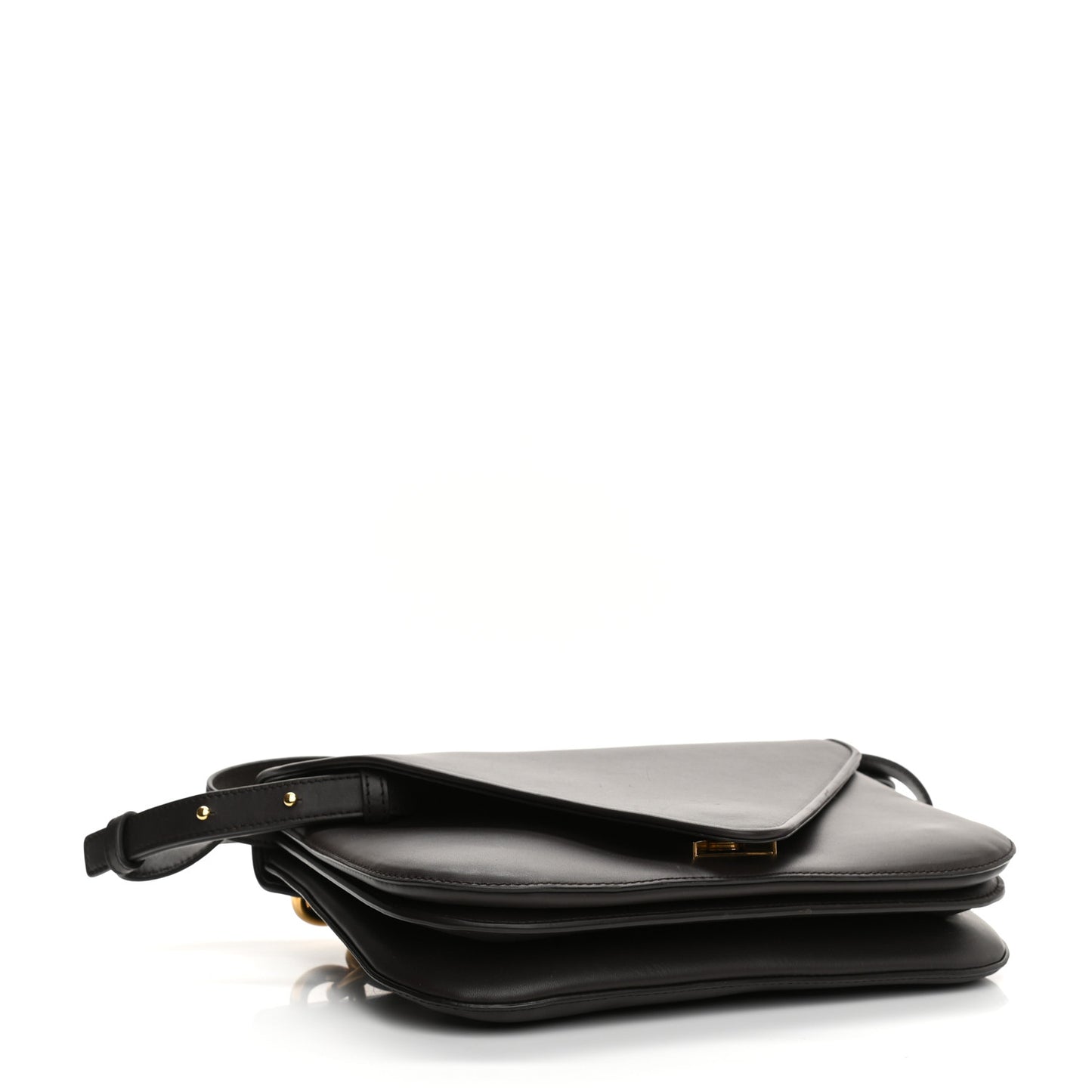 Calfskin Mount Envelope Bag Fondant