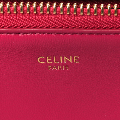Celine Lambskin Small Trio Crossbody Bag Fuchsia 7 of 10