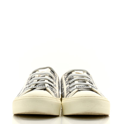 Christian Dior Canvas Oblique Walk'N'Dior Low Top Sneakers 38 Grey Stone 2 of 12