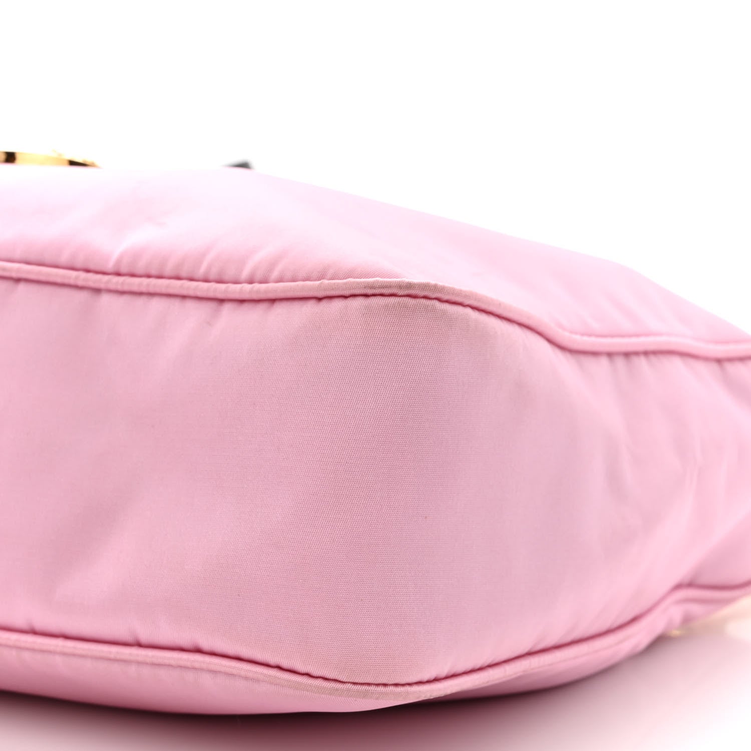 Versace Nylon Tribute Chain Crossbody Shoulder Bag Light Pink 10 of 10