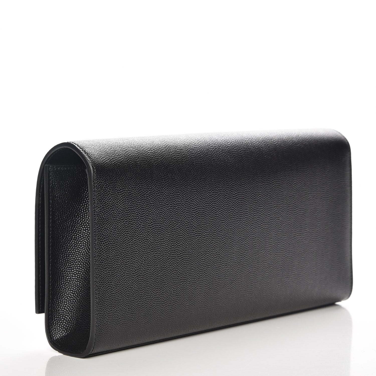 Saint Laurent Grain De Poudre Monogram Cassandre Clutch Black 3 of 7