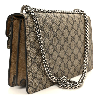 Gucci GG Supreme Monogram Small Dionysus Shoulder Bag Taupe 3 of 10
