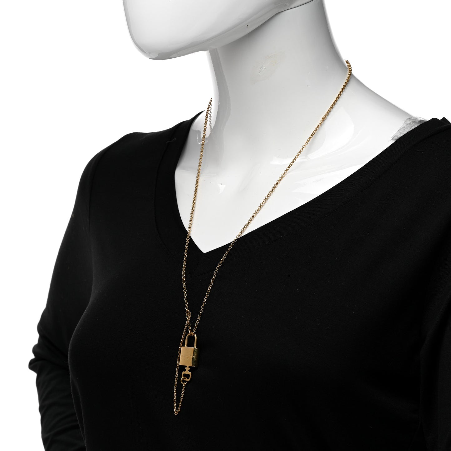 Locky Pendant Necklace Gold