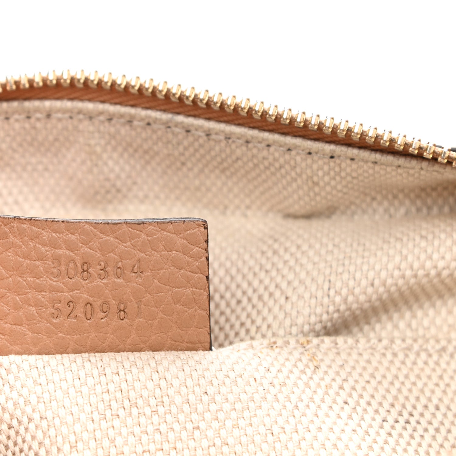 Gucci Pebbled Calfskin Small Soho Disco Bag Camelia 7 of 11