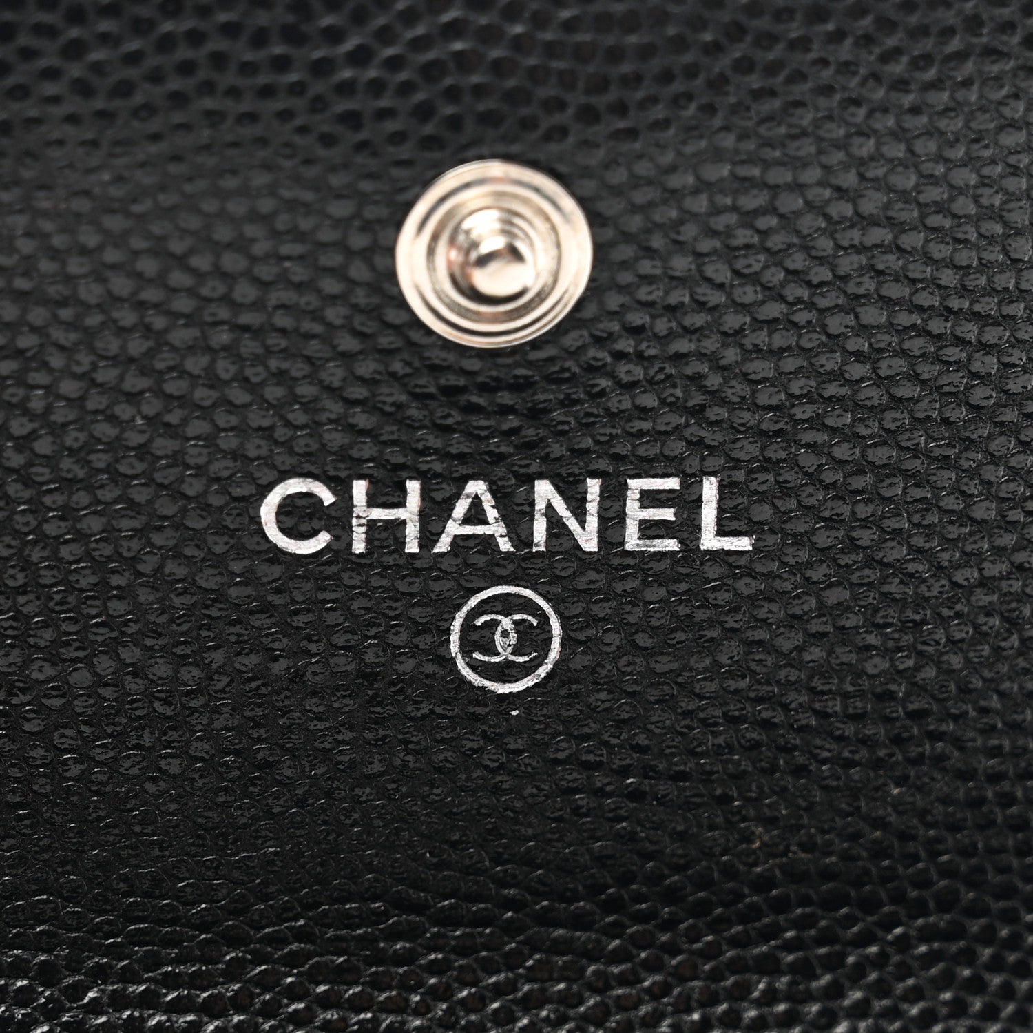 Chanel Caviar Quilted Boy Flap Card Holder Black 7 of 8