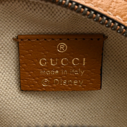 Gucci X DISNEY Mini Vintage GG Supreme Monogram Mickey Mouse Round Shoulder Bag Beige Vintage Sun Oil 6 of 11
