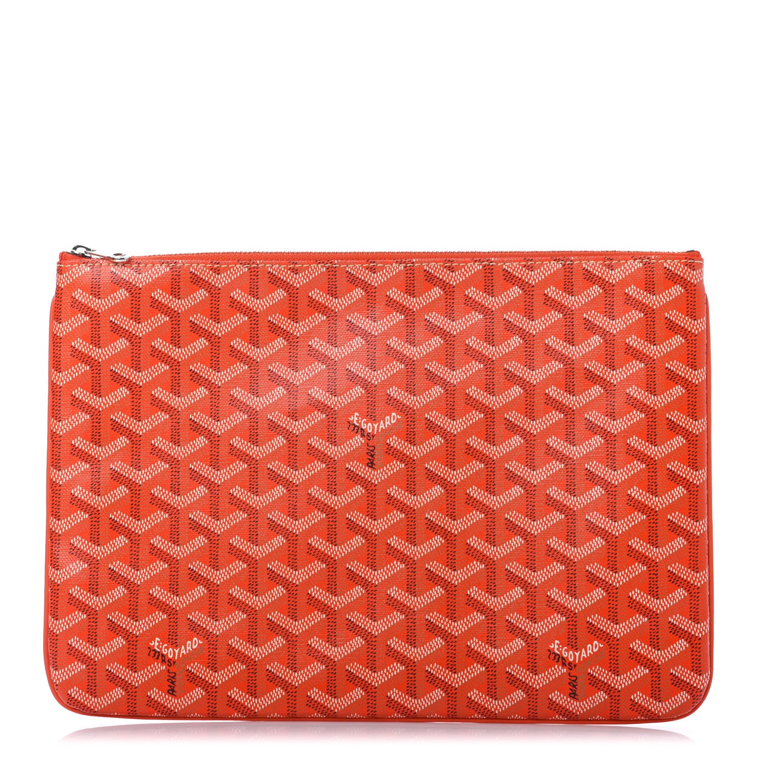 Goyard Goyardine Senat Pochette MM Orange 1 of 7
