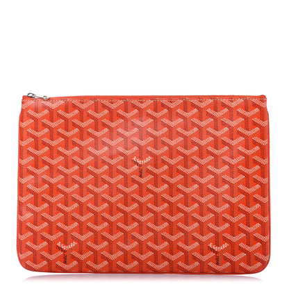Goyard Goyardine Senat Pochette MM Orange 1 of 7