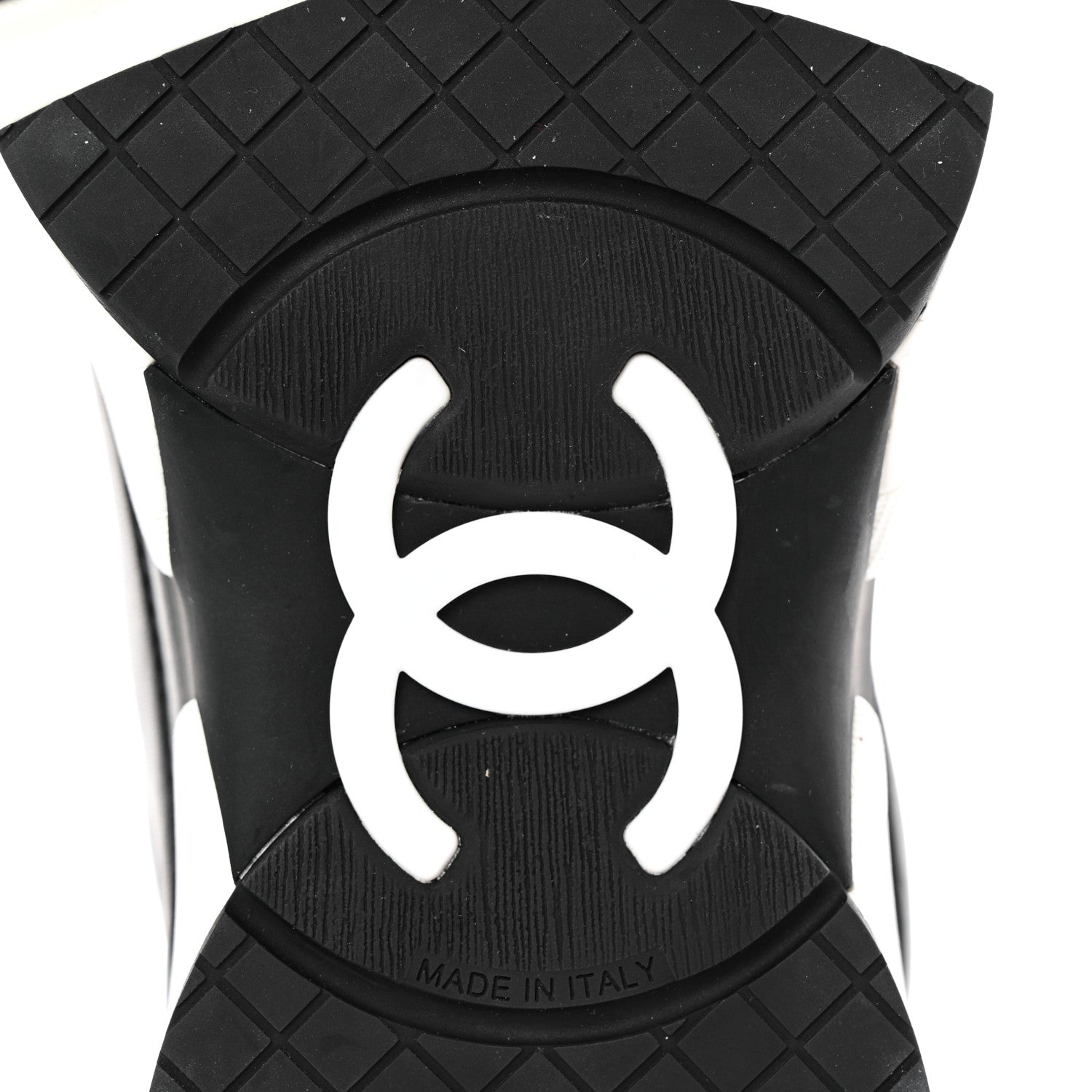 Chanel Calfskin CC Sneakers 40.5 Dark Grey 8 of 8