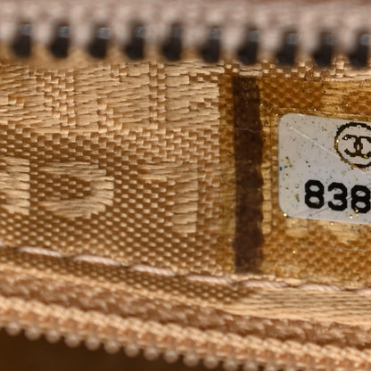 Chanel Calfskin Vertical Quilted Lax East West Shoulder Bag Beige 7 of 11