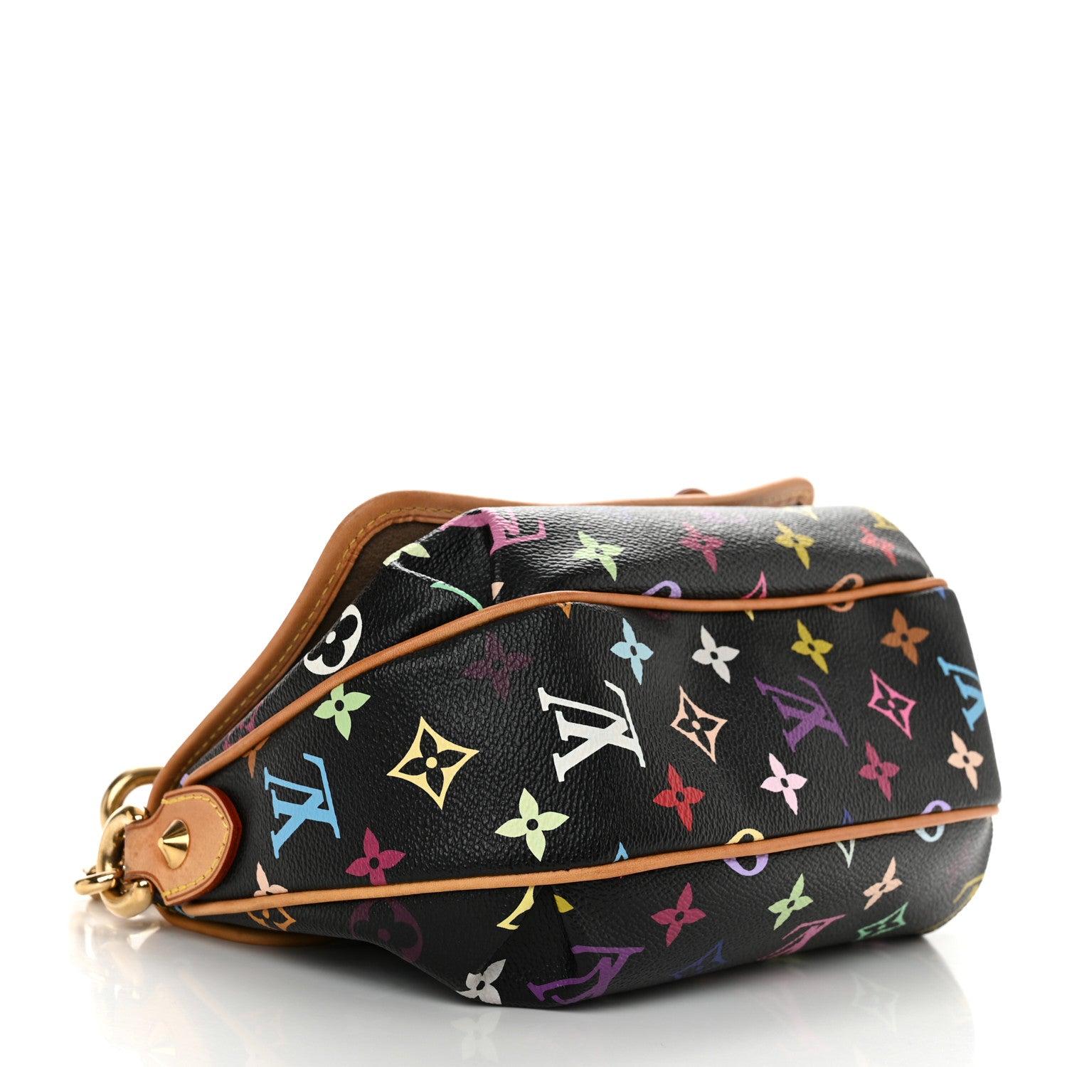 Louis Vuitton Monogram Multicolor Patti Black 4 of 9
