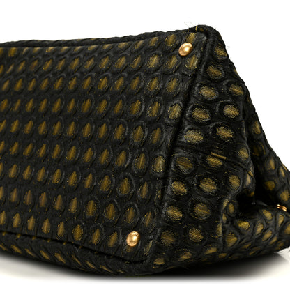 Prada Tessuto Jacquard Canapa Tote Giallo 10 of 12