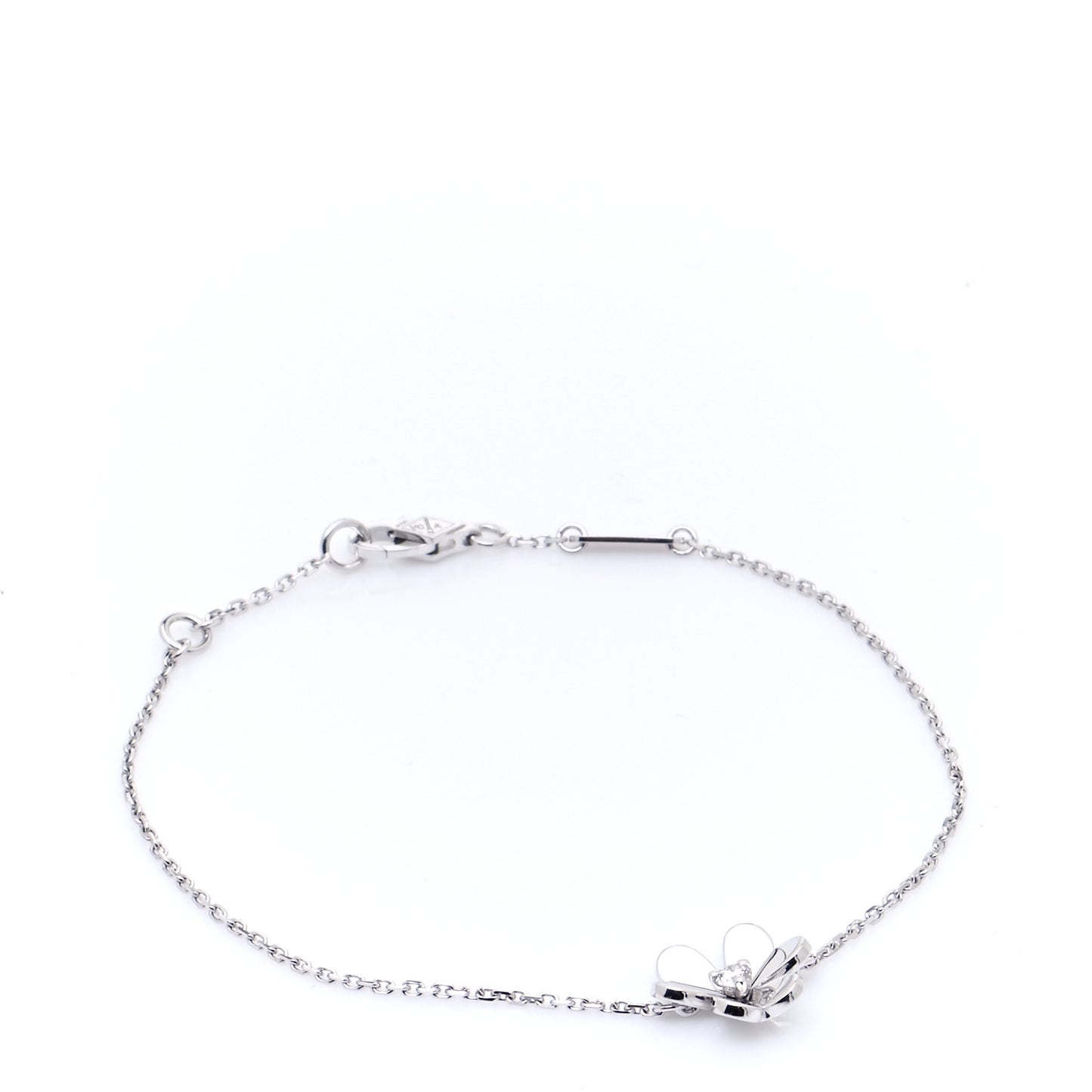 18K White Gold Diamond Mini Frivole Bracelet