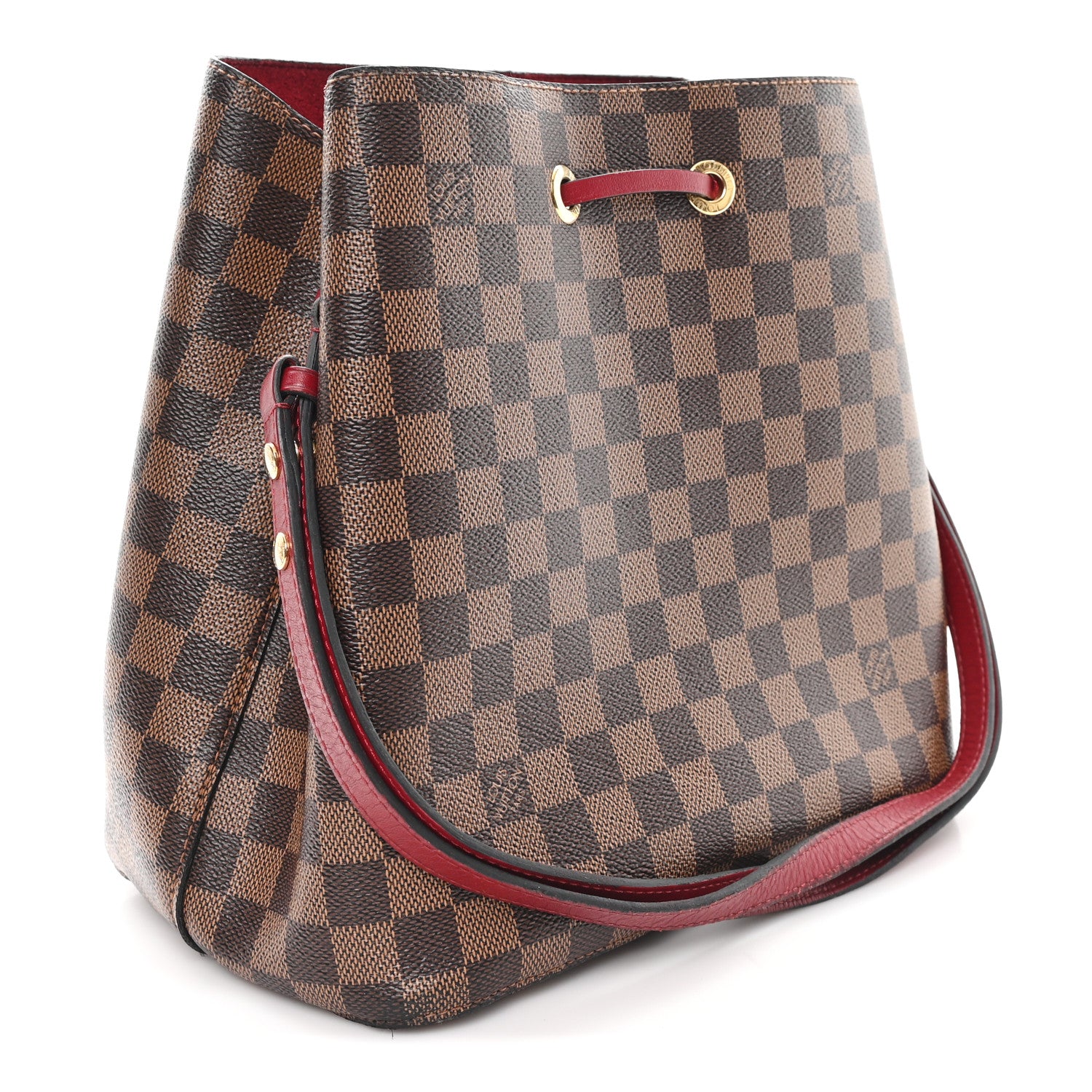 Louis Vuitton Damier Ebene Neonoe MM Cherry Berry 3 of 11