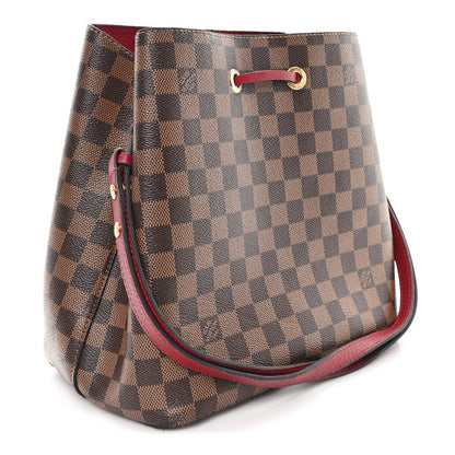 Louis Vuitton Damier Ebene Neonoe MM Cherry Berry 3 of 11