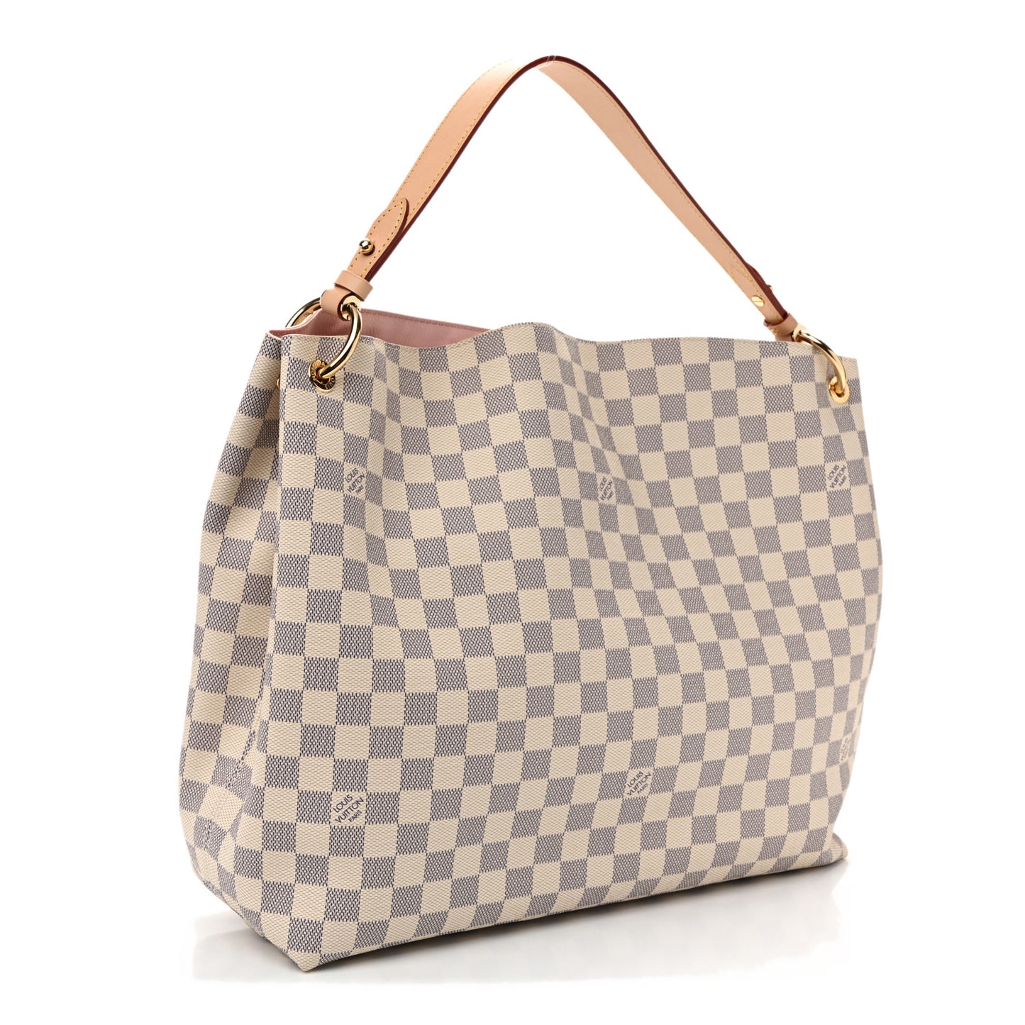 Damier Azur Graceful MM Rose Ballerine