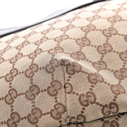 Gucci Monogram Half Moon Hobo Dark Brown 13 of 20