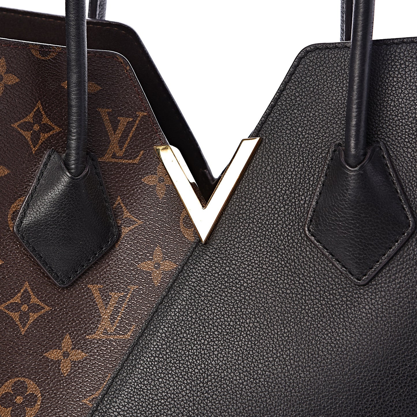 Calfskin Monogram Kimono Tote Black