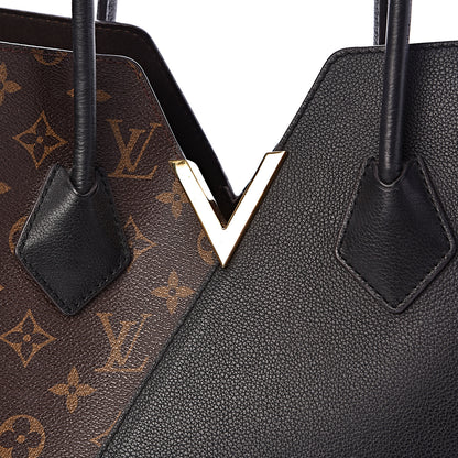 Louis Vuitton Calfskin Monogram Kimono Tote Black 9 of 11