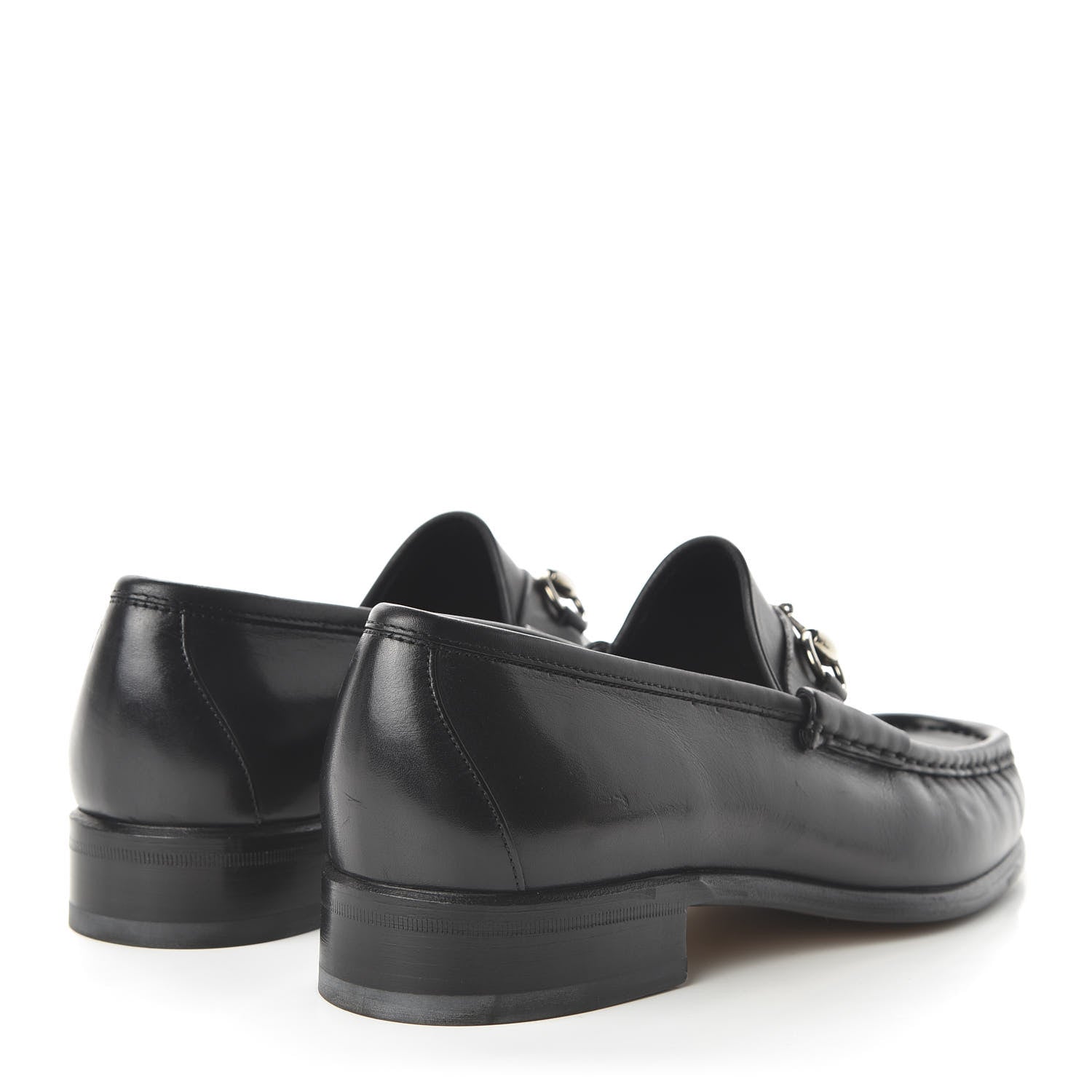 Gucci Calfskin Mens 1953 Horsebit Loafers 8 Black 4 of 9