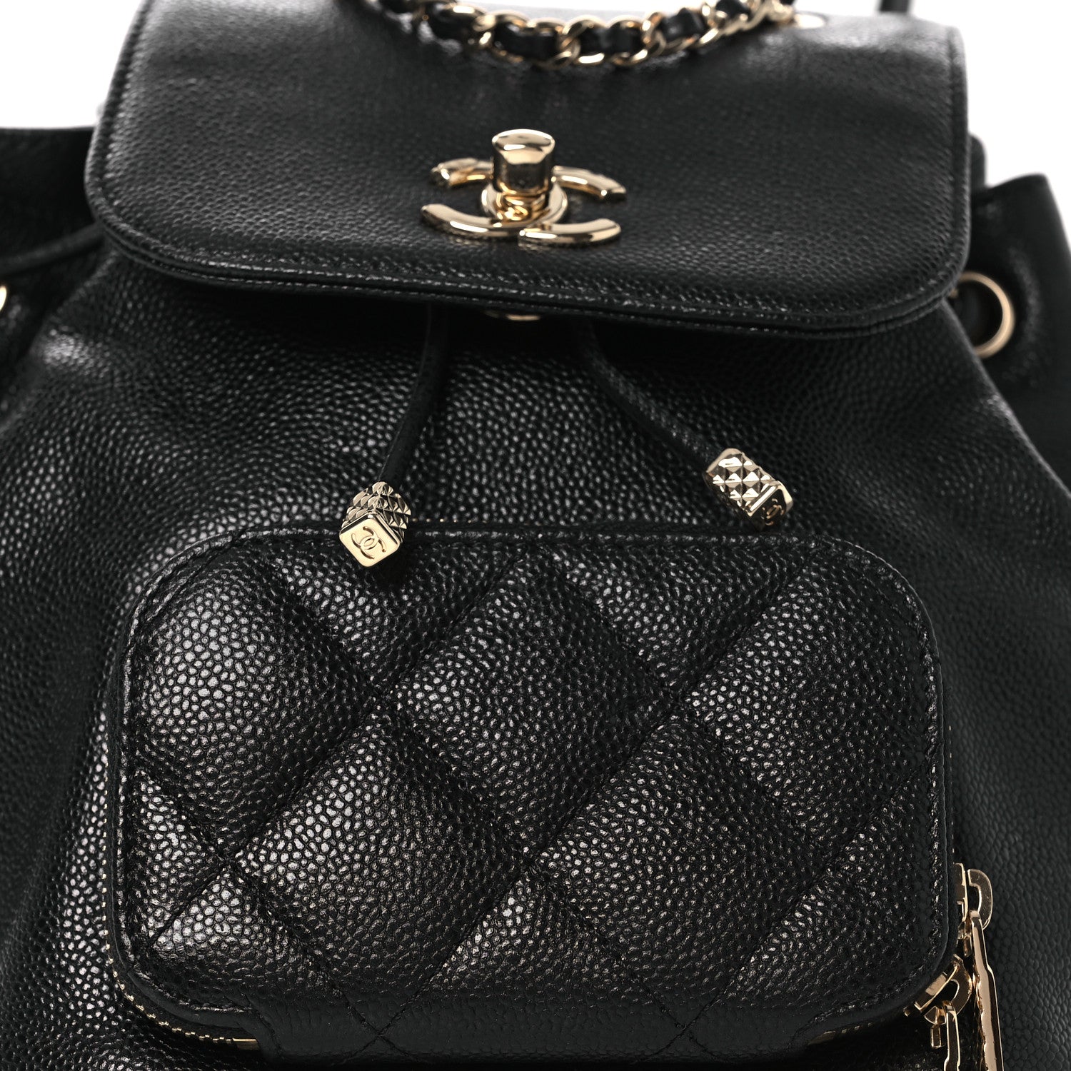 Chanel Caviar Quilted Mini Business Affinity Backpack Black 8 of 10