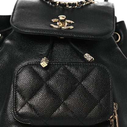 Chanel Caviar Quilted Mini Business Affinity Backpack Black 8 of 10