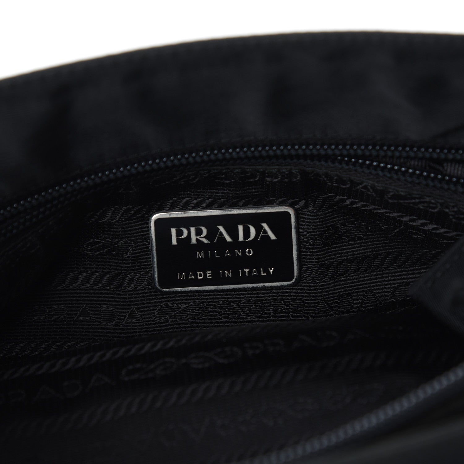 Prada Tessuto Nylon City Tote Black 7 of 10