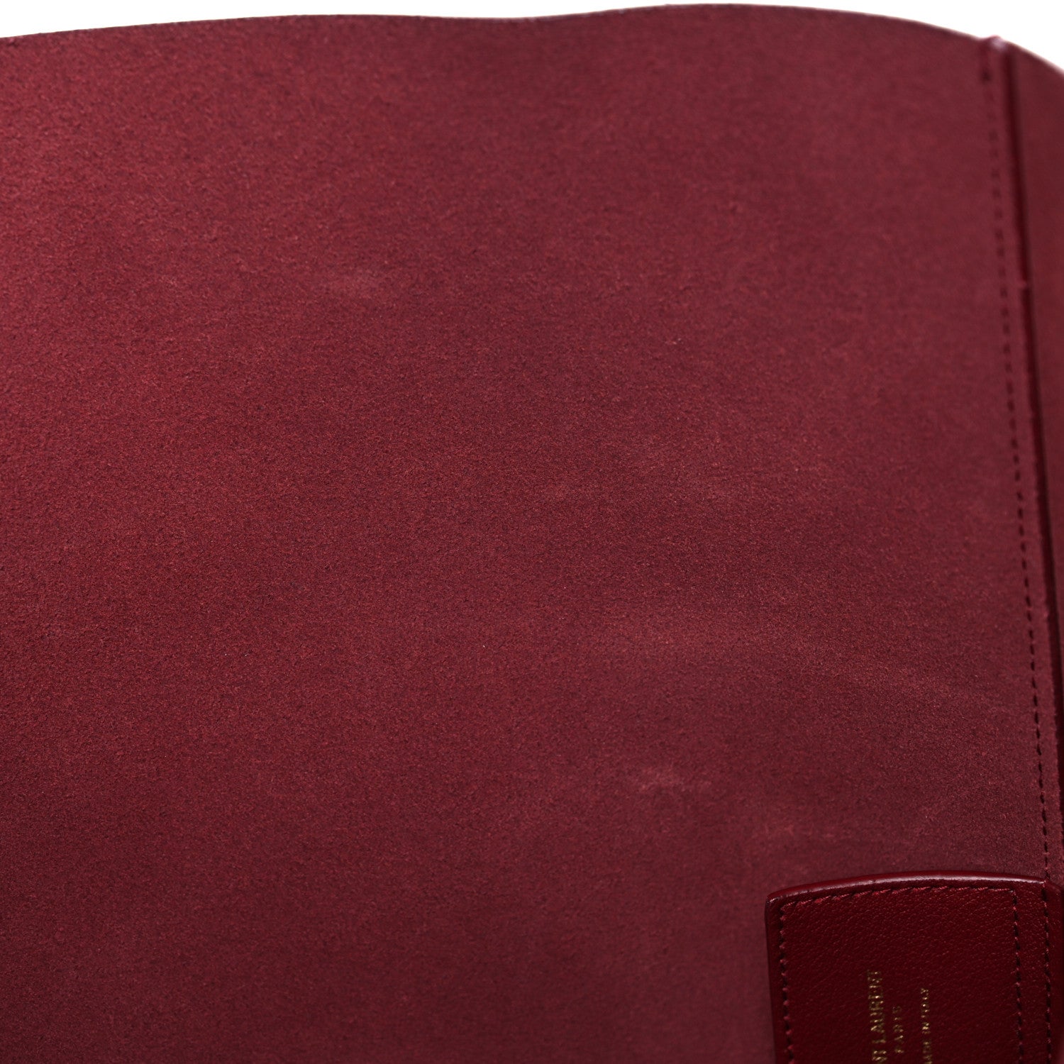 Saint Laurent Calfskin Large Shopping Tote Rouge Legion 10 of 10