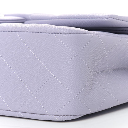 Chanel Caviar Quilted Medium Double Flap Light Purple 9 of 9