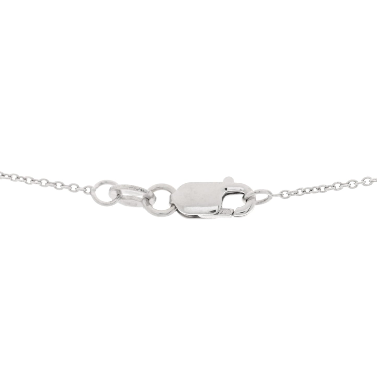 18K White Gold Diamond .22ct Tiny Treasures Heart Pendant Necklace