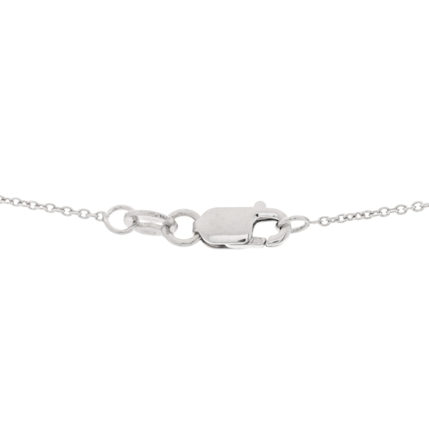 Roberto Coin 18K White Gold Diamond .22ct Tiny Treasures Heart Pendant Necklace 4 of 4