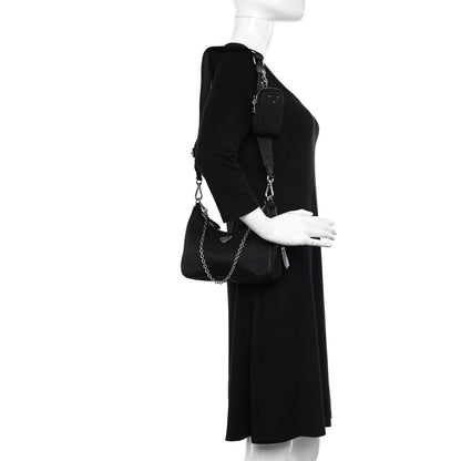 Prada Nylon Re-Edition 2005 Shoulder Bag Black 3 of 15