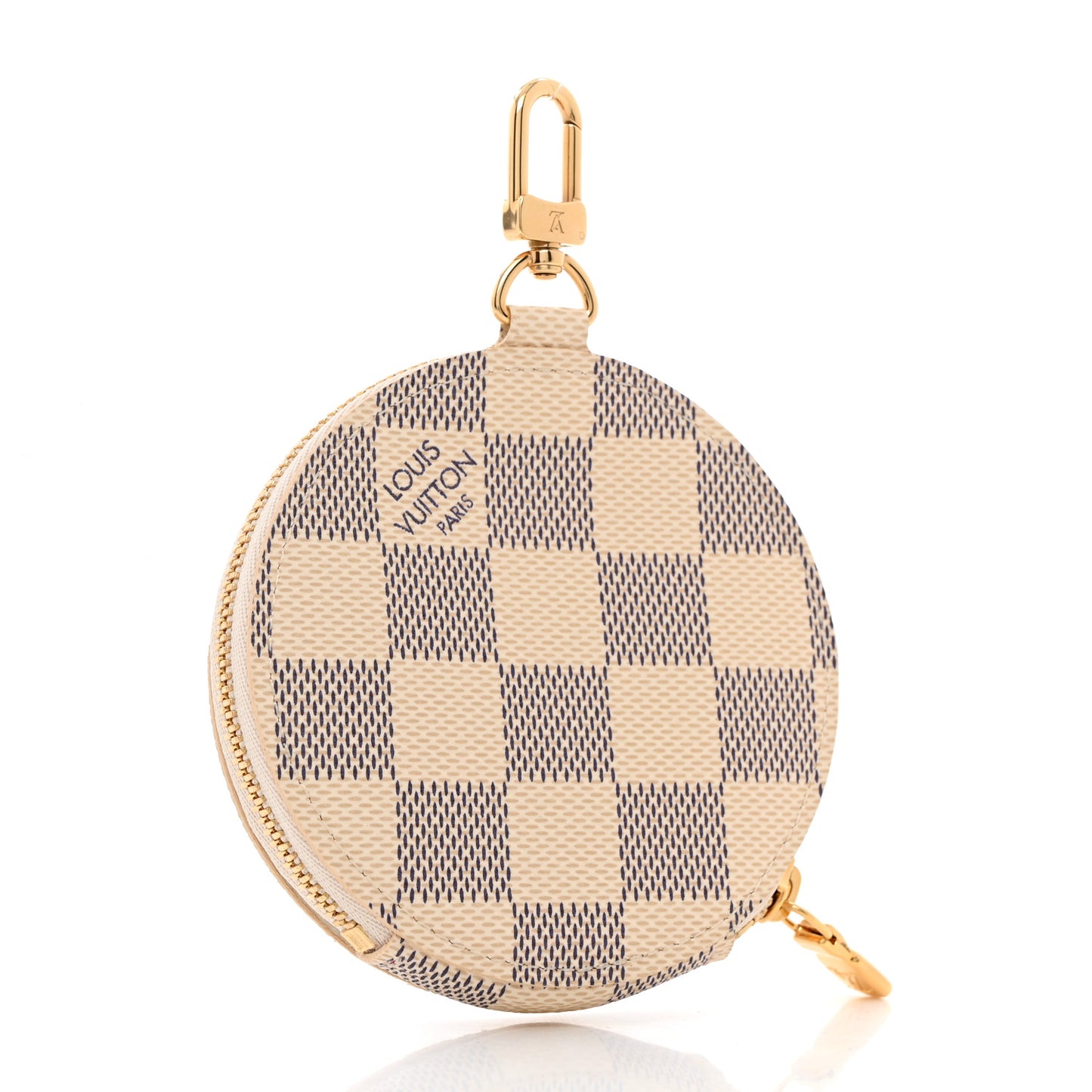 Damier Azur 2021 Christmas Animation Hollywood Bag Charm Fuchsia
