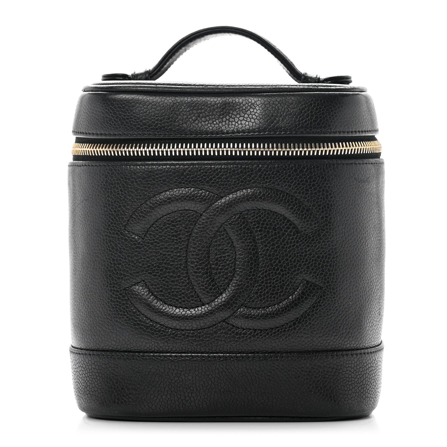 Chanel Caviar Vanity Cosmetic Case Black 1 of 6