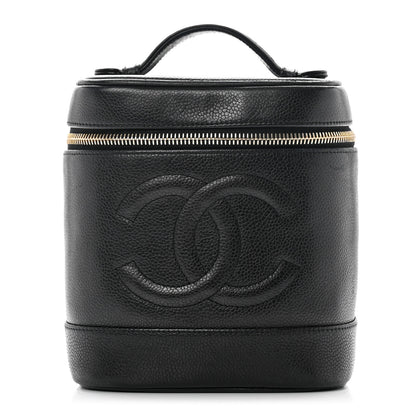Chanel Caviar Vanity Cosmetic Case Black 1 of 6